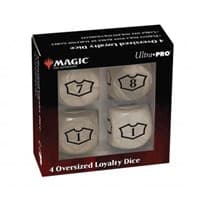 Deluxe Plains Loyalty Dice with 7-12 for Magic - White (22mm) - Ultra Pro Life Counters - Life Counters card
