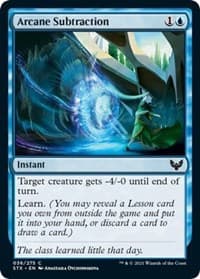 Arcane Subtraction - Strixhaven: School of Mages - Magic: The Gathering card
