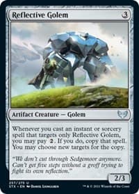 Reflective Golem - Strixhaven: School of Mages - Magic: The Gathering card