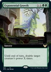 Exponential Growth (Extended Art) - Strixhaven: School of Mages - Magic: The Gathering card