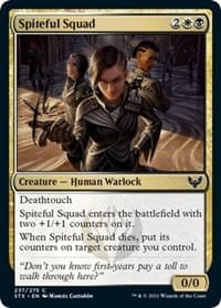 Spiteful Squad - Strixhaven: School of Mages - Magic: The Gathering card