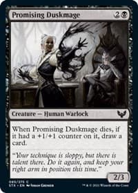 Promising Duskmage - Strixhaven: School of Mages - Magic: The Gathering card