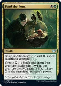 Tend the Pests - Strixhaven: School of Mages - Magic: The Gathering card