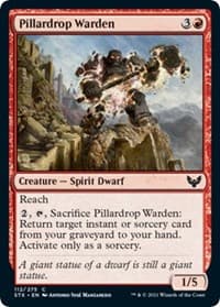 Pillardrop Warden - Strixhaven: School of Mages - Magic: The Gathering card