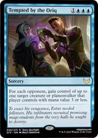 Tempted by the Oriq - Strixhaven: School of Mages - Magic: The Gathering card