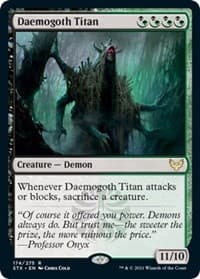 Daemogoth Titan - Strixhaven: School of Mages - Magic: The Gathering card