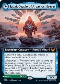 Jadzi, Oracle of Arcavios (Extended Art) - Strixhaven: School of Mages - Magic: The Gathering card