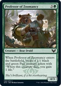 Professor of Zoomancy - Strixhaven: School of Mages - Magic: The Gathering card