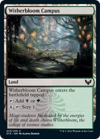 Witherbloom Campus - Strixhaven: School of Mages - Magic: The Gathering card