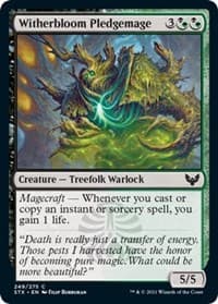 Witherbloom Pledgemage - Strixhaven: School of Mages - Magic: The Gathering card