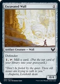 Excavated Wall - Strixhaven: School of Mages - Magic: The Gathering card