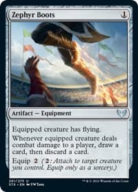 Zephyr Boots - Strixhaven: School of Mages - Magic: The Gathering card