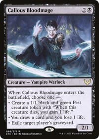 Callous Bloodmage - Strixhaven: School of Mages - Magic: The Gathering card