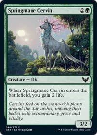 Springmane Cervin - Strixhaven: School of Mages - Magic: The Gathering card