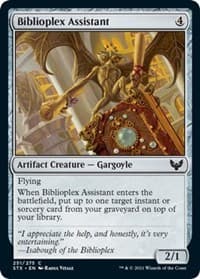 Biblioplex Assistant - Strixhaven: School of Mages - Magic: The Gathering card