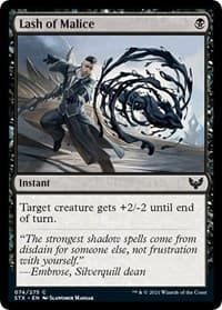 Lash of Malice - Strixhaven: School of Mages - Magic: The Gathering card