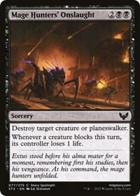 Mage Hunters' Onslaught - Strixhaven: School of Mages - Magic: The Gathering card
