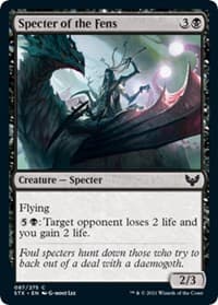 Specter of the Fens - Strixhaven: School of Mages - Magic: The Gathering card