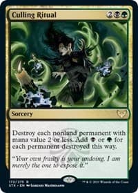 Culling Ritual - Strixhaven: School of Mages - Magic: The Gathering card