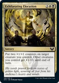 Exhilarating Elocution - Strixhaven: School of Mages - Magic: The Gathering card