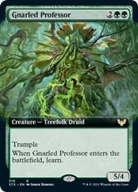 Gnarled Professor (Extended Art) - Strixhaven: School of Mages - Magic: The Gathering card