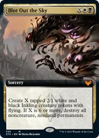 Blot Out the Sky (Extended Art) - Strixhaven: School of Mages - Magic: The Gathering card