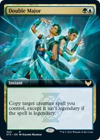 Double Major (Extended Art) - Strixhaven: School of Mages - Magic: The Gathering card