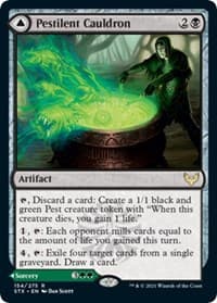 Pestilent Cauldron - Strixhaven: School of Mages - Magic: The Gathering card