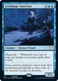 Archmage Emeritus (STX Bundle) - Unique and Miscellaneous Promos - Magic: The Gathering card