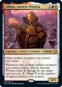 Alibou, Ancient Witness - Commander 2021 - Magic: The Gathering card