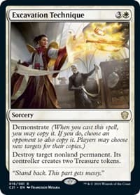 Excavation Technique - Commander 2021 - Magic: The Gathering card
