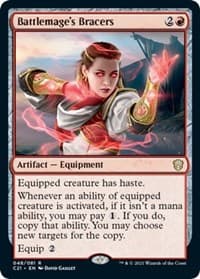 Battlemage's Bracers - Commander 2021 - Magic: The Gathering card