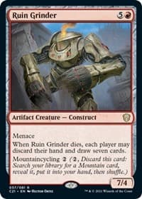 Ruin Grinder - Commander 2021 - Magic: The Gathering card