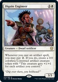 Digsite Engineer - Commander 2021 - Magic: The Gathering card