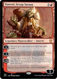 Daretti, Scrap Savant - Commander 2021 - Magic: The Gathering card
