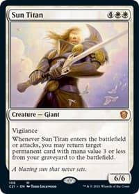 Sun Titan - Commander 2021 - Magic: The Gathering card