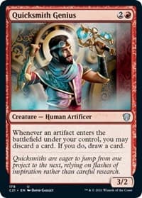 Quicksmith Genius - Commander 2021 - Magic: The Gathering card