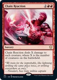 Chain Reaction - Commander 2021 - Magic: The Gathering card