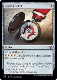 Boros Locket - Commander 2021 - Magic: The Gathering card