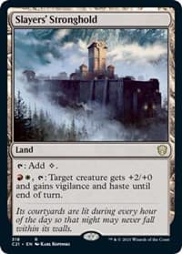 Slayers' Stronghold - Commander 2021 - Magic: The Gathering card