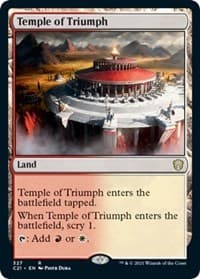 Temple of Triumph - Commander 2021 - Magic: The Gathering card