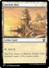 Ancient Den - Commander 2021 - Magic: The Gathering card