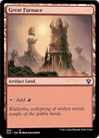 Great Furnace - Commander 2021 - Magic: The Gathering card