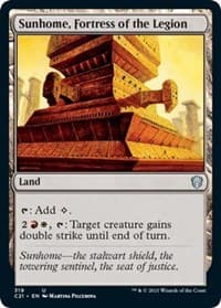Sunhome, Fortress of the Legion - Commander 2021 - Magic: The Gathering card