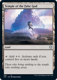 Temple of the False God - Commander 2021 - Magic: The Gathering card