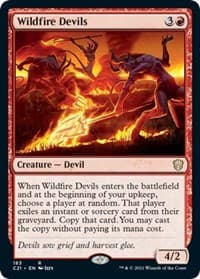 Wildfire Devils - Commander 2021 - Magic: The Gathering card