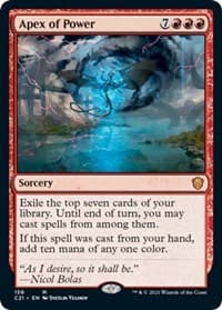 Apex of Power - Commander 2021 - Magic: The Gathering card