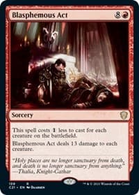 Blasphemous Act - Commander 2021 - Magic: The Gathering card