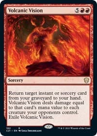 Volcanic Vision - Commander 2021 - Magic: The Gathering card