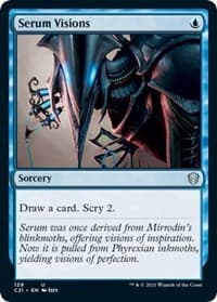 Serum Visions - Commander 2021 - Magic: The Gathering card